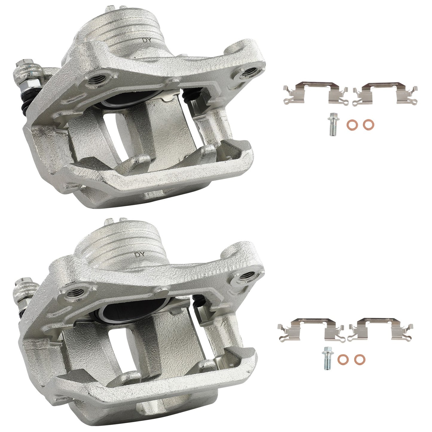 Front Left Right Brake Calipers 2Pcs For 2003-2011 Nissan Murano 19B2880 19B2881