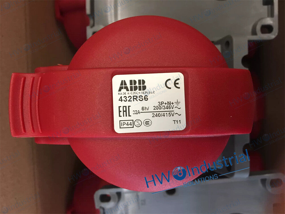 1/Piece 432RS6 five core 32A IP44 ABB Industrial Plug Connector Socket
