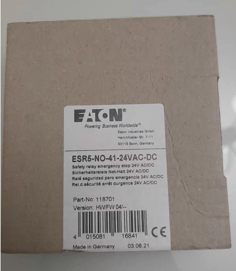 EATON ESR5-NO-41-24VAC-DC Safety Relay Free Shipping #P