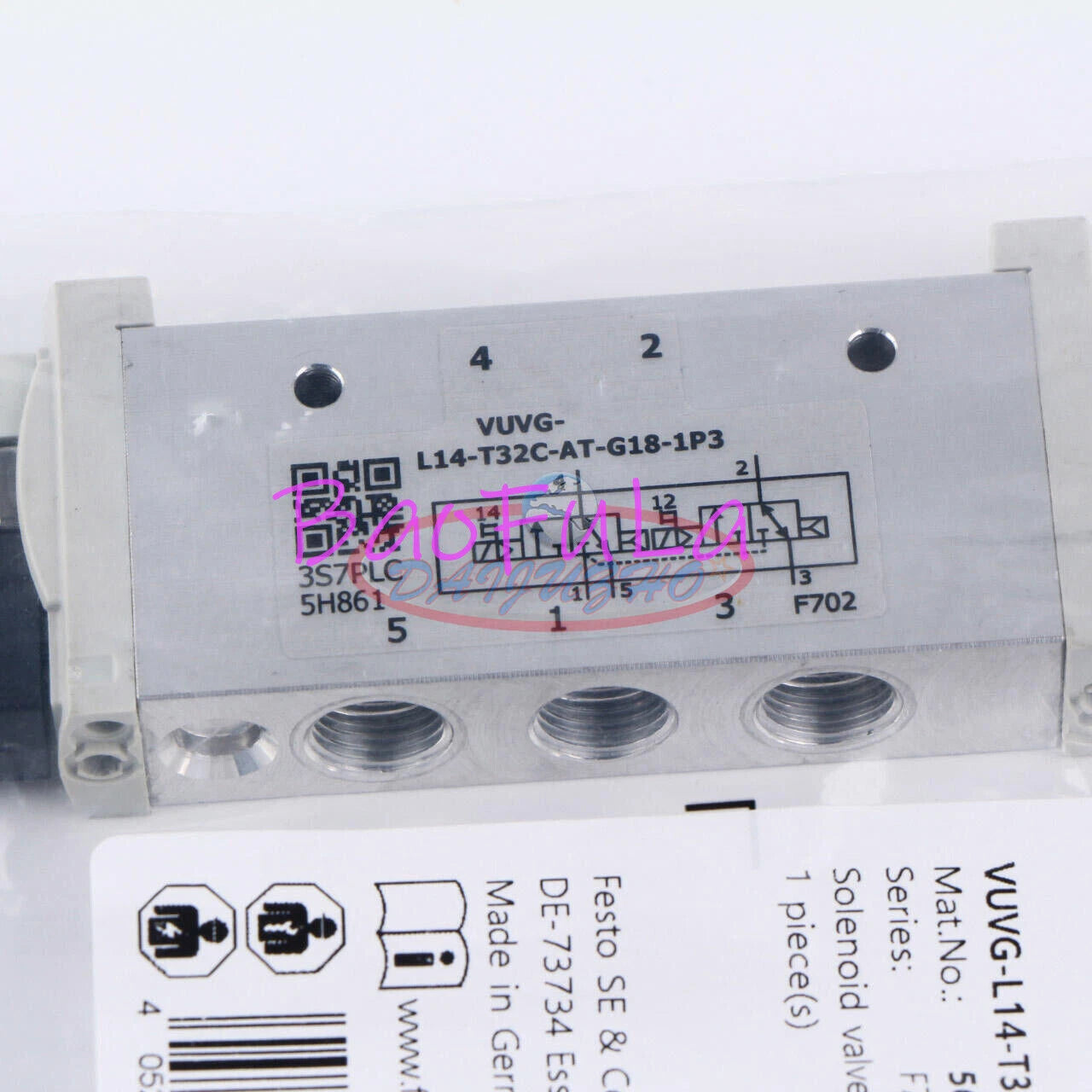 1PCS  FESTO solenoid valve VUVG-L14-T32C-AT-G18-1P3 566496 #P