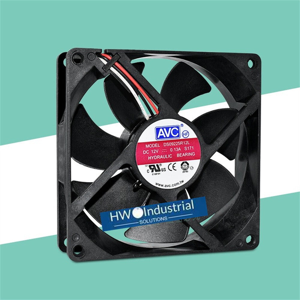 1/piece AVC DS09225R12L 3-wire DC12V 0.13A 9CM Chassis Cooling Fan