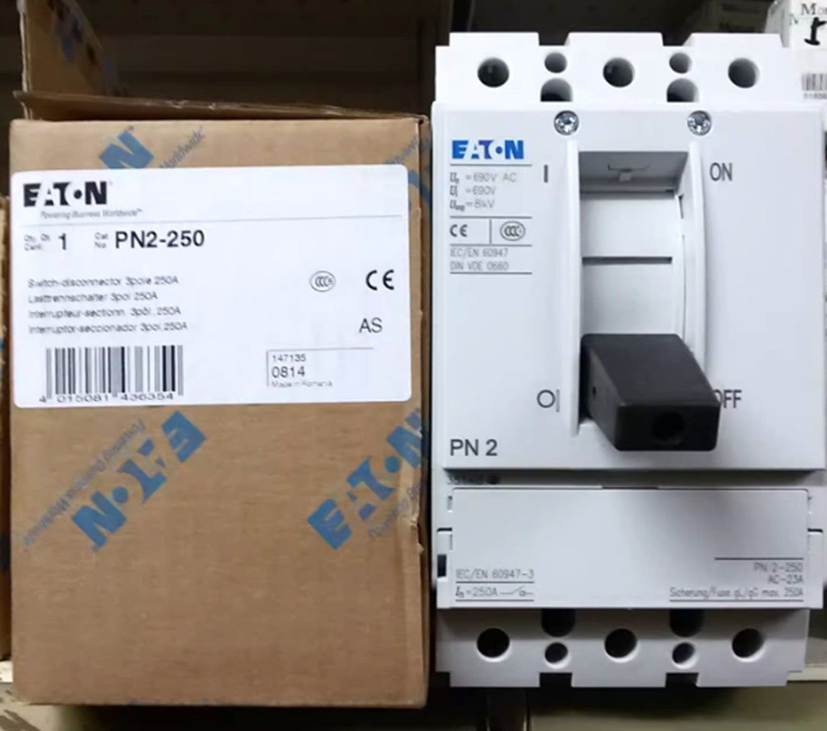 1pcs For EATON MOELLER PN2-250 Switch Disconnector 3P 250A