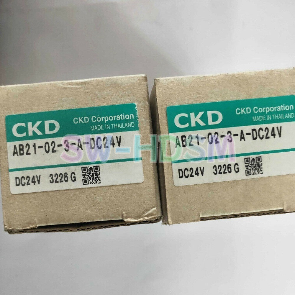 1PCS  for CKD AB21-02-3-A-DC24V Solenoid Valve Freight Free