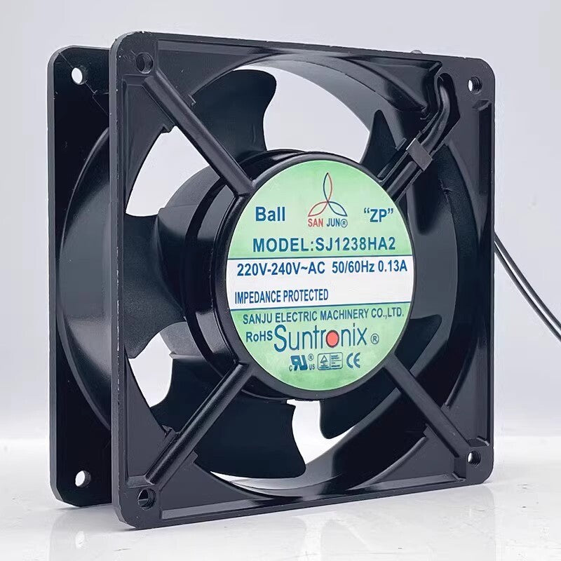 SJ1238HA2 12038 AC220V/240V 0.13A Cabinet Axial Flow Cooling Fan