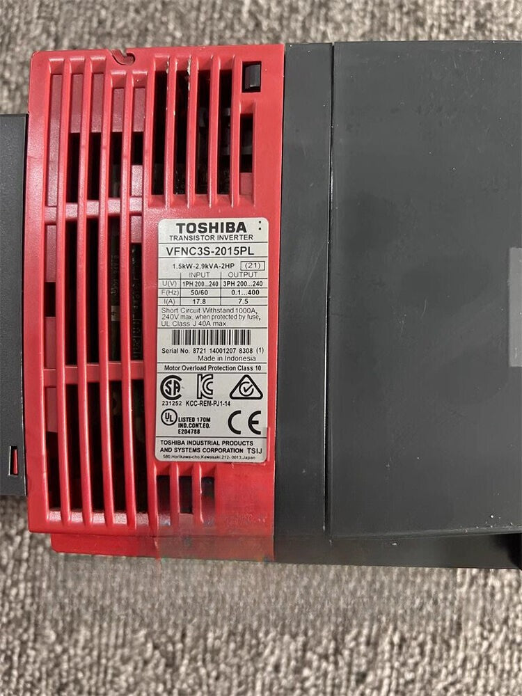 1pc  Toshiba VF-NC3 series VFNC3S-2015PL 1.5KW 220V