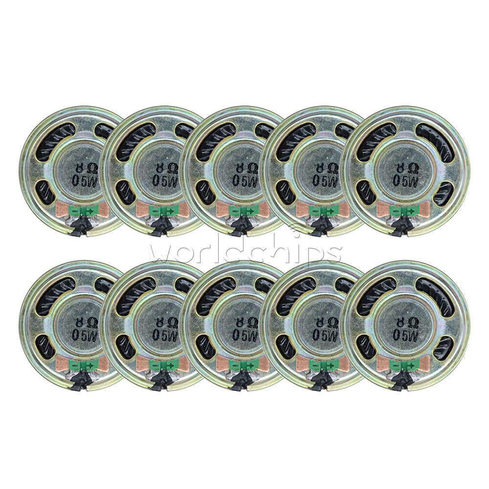 100PCS 8ohm Loud Speaker 8Ω 0.5W Small Trumpet 36mm Diameter Loudspeaker