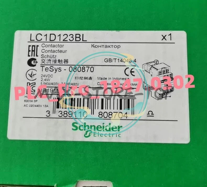 LC1D123BL 1PCS   Schneider LC1D123BL Contactor DC24V Fast shipment