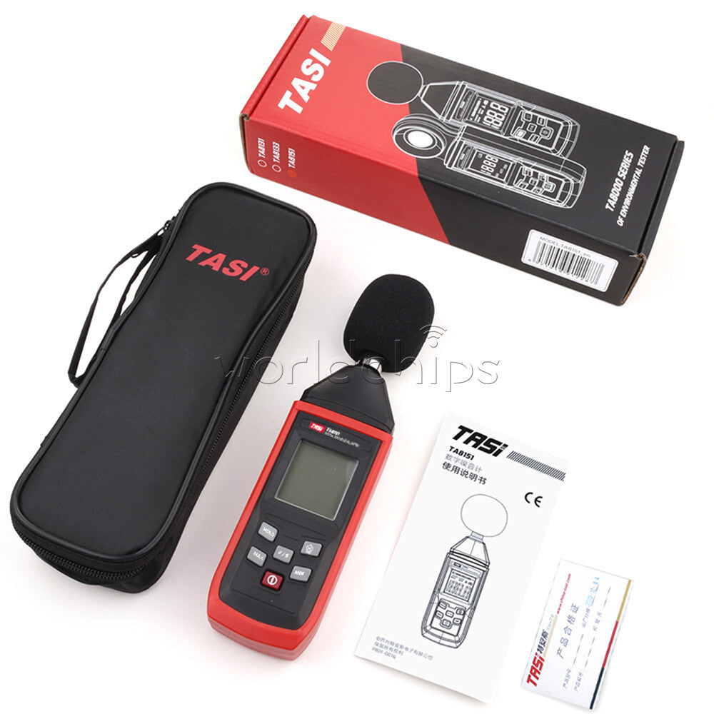 TA8151 Digital Sound Level Meter Noise Tester Sound Detector Monitor 30-130dB