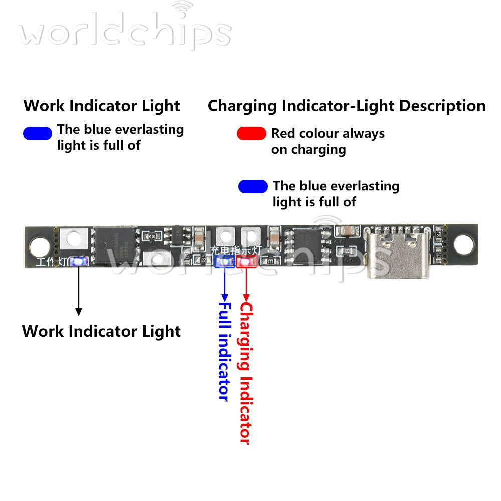 10pcs DC 3.7V Li-ion Battery Charge Protection Board 1.2A Fast Charging Module