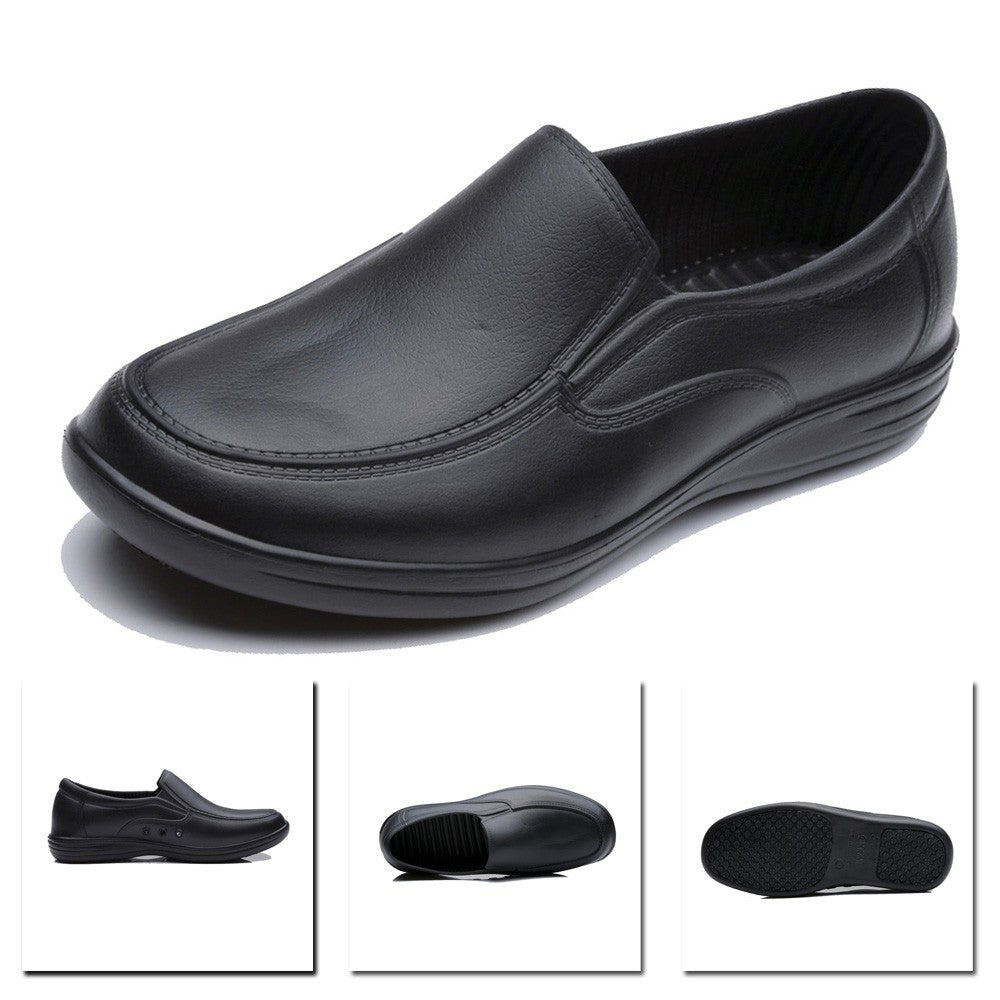 Safety Shoes Chef Black Nonslip Oil & Water Proof Culinary School Restaurant