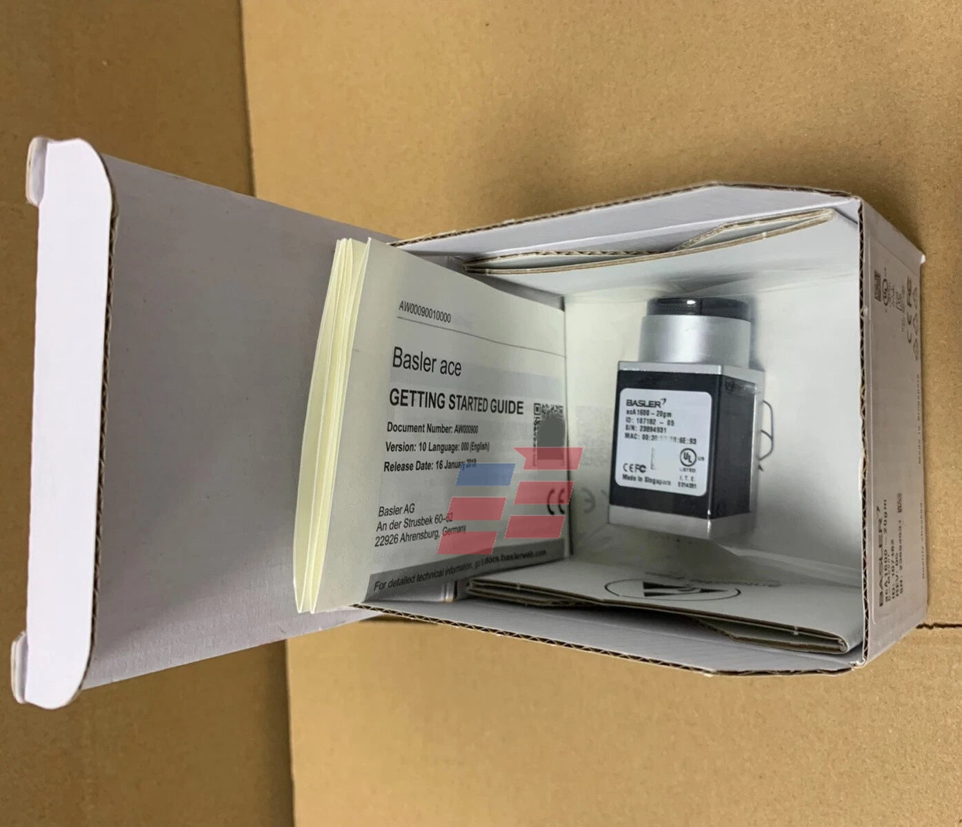 Basler acA1600-20gm   industrial camera Expedite shipment #P