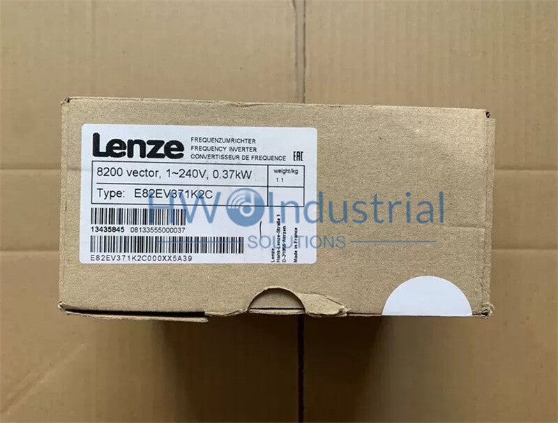 1/Piece LENZE E82EV371K2C 1-240V 0.37KW Inverter Frequency Converter