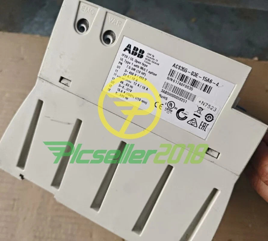 ABB ACS355-03E-15A6-4 7.5KW  TESTED GOOD Frequency Converter Fast delivery