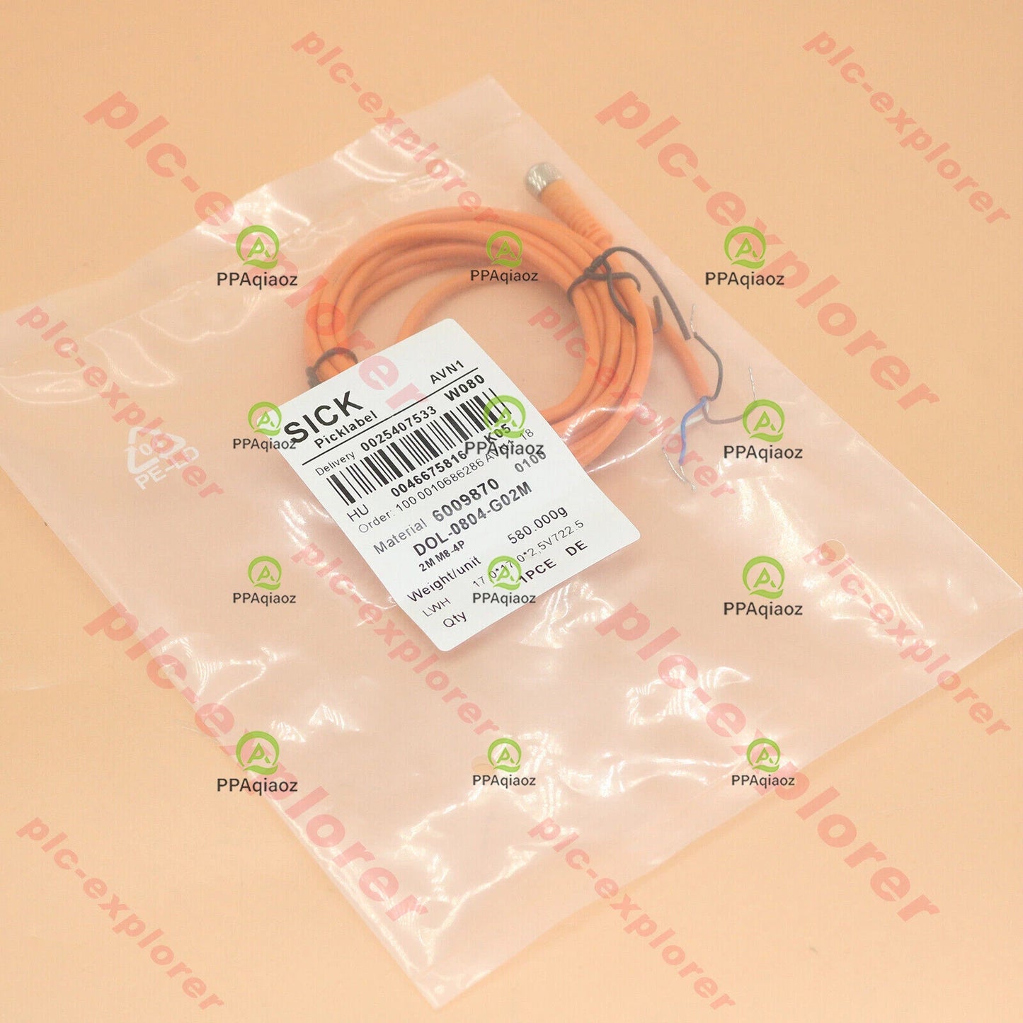 One   DOL-0804-G02M SICK Sensor Cable #P