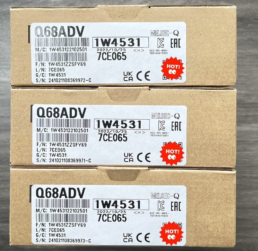 1pcs Mitsubishi Q68ADV PLC Module