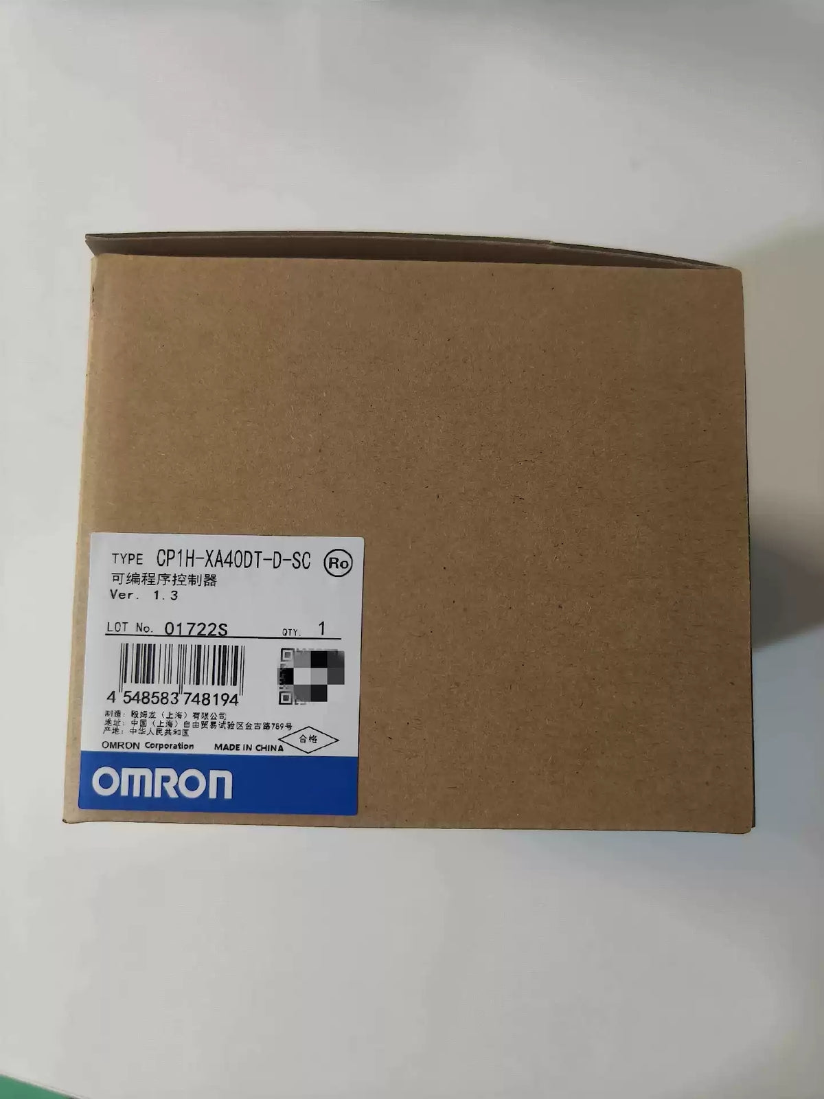 1pcs Omron CP1H-XA40DT-D-SC Programmable Controller