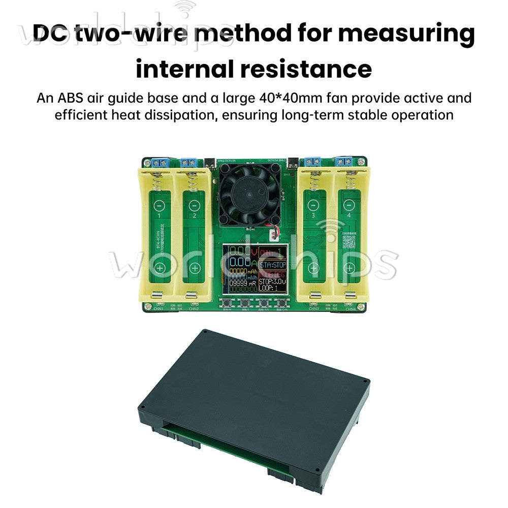 4Channel 21700 Battery Charge Discharge Internal Resistance Tester Directly test