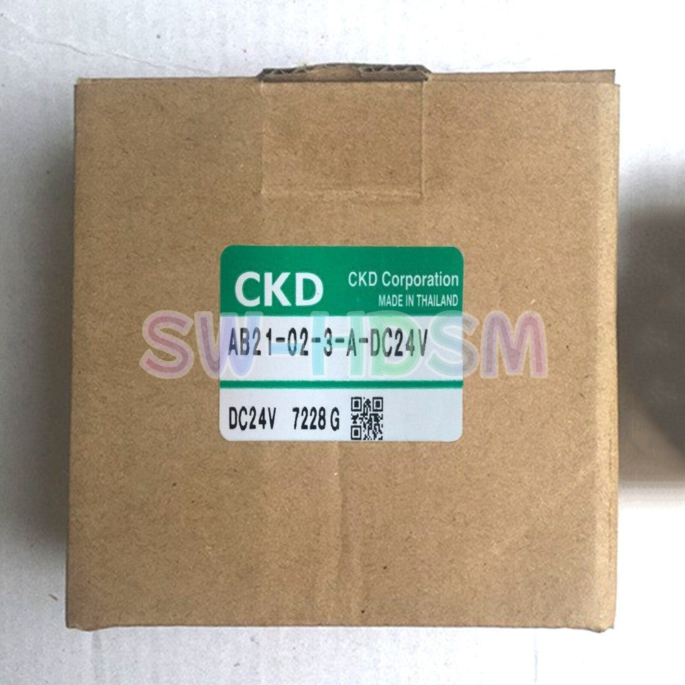 1PCS  for CKD AB21-02-3-A-DC24V Solenoid Valve Freight Free