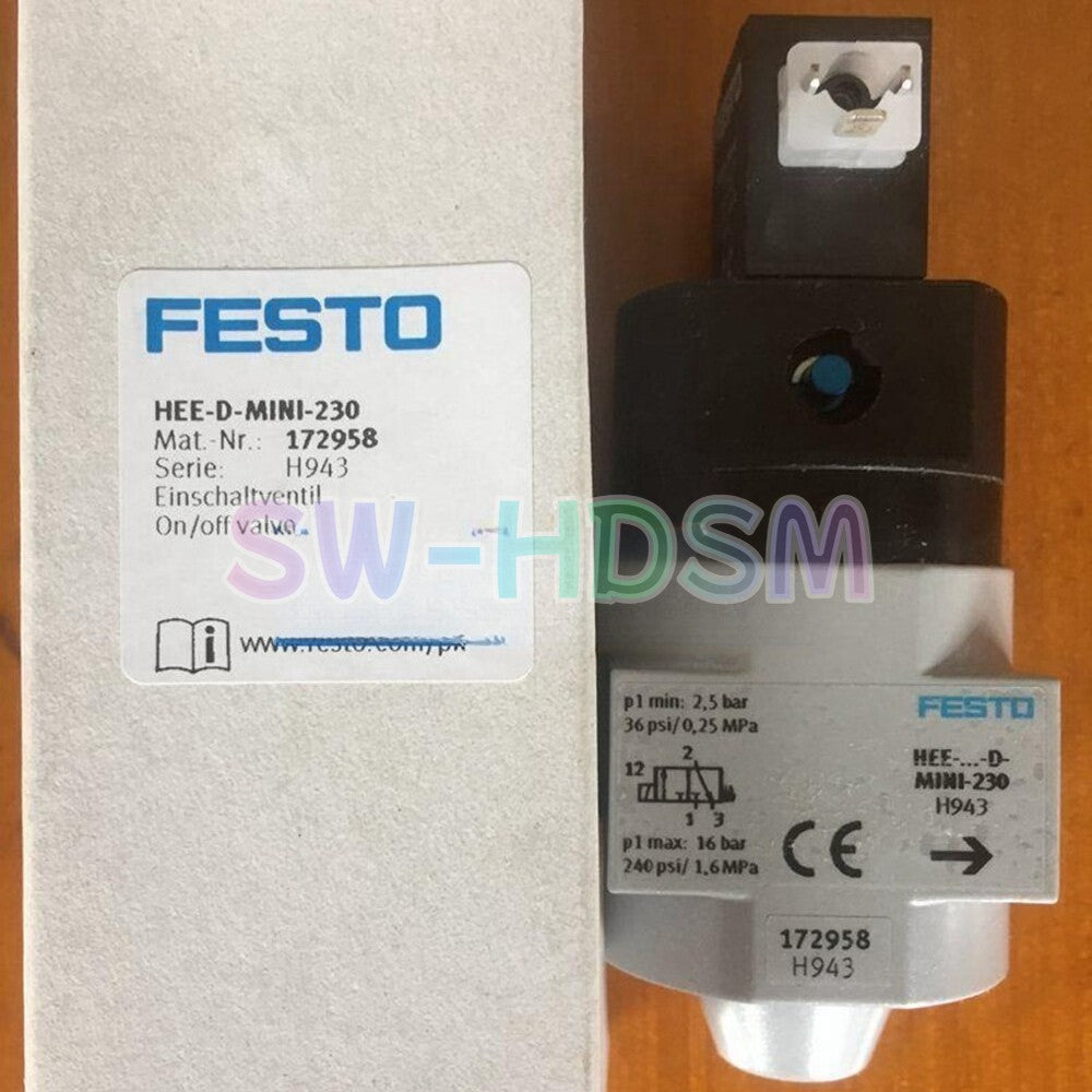 1PCS   FOR FESTO Soft Start Valve HEE-D-MINI-230 172958 Freight Free