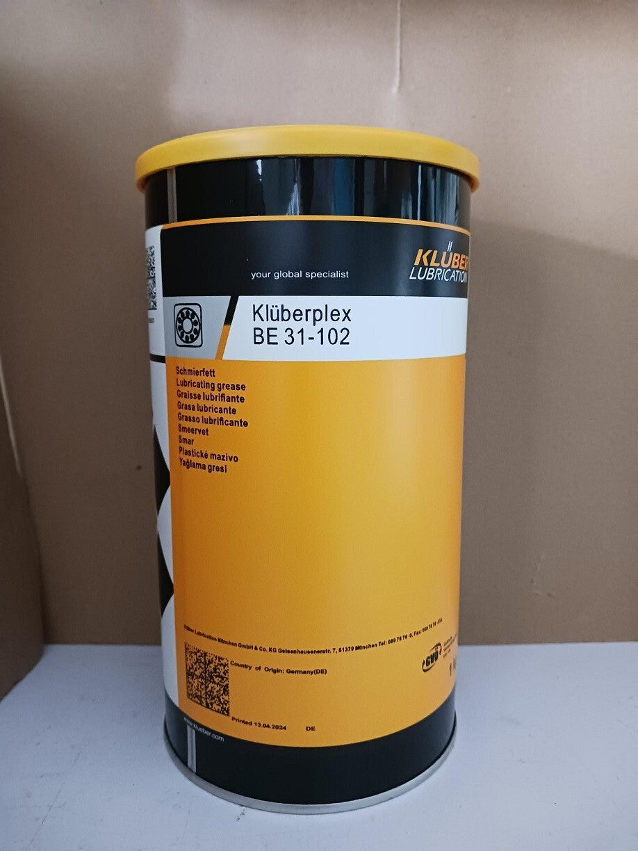 KLUBER Kluberplex BE 31-102 1Kg  ( 2.2 LB)  free ship