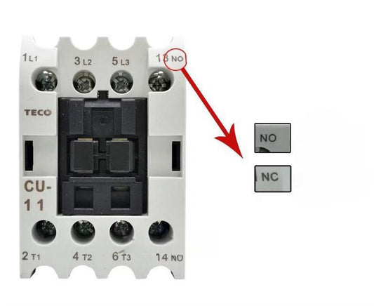 1/piece   TECO CU-11 Electromagnetic AC Contactor 3A1a NO 3A1b NC