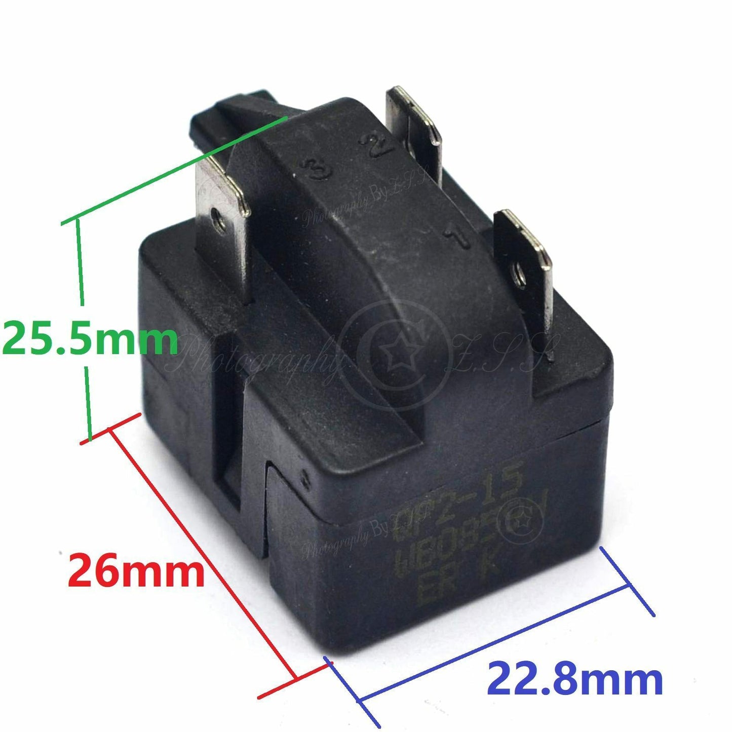 QP2-15 F Fridge 15Ω Start Relay For Homa Haier LG Wanbao Panasonic Refrigerator