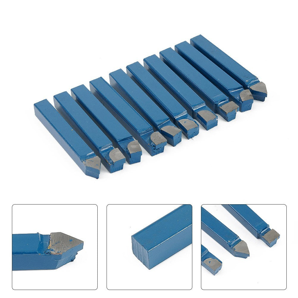 Tip Carbide Lathe Tools Tipped 1/4" BR4-C6 Bit C-6 C4-C6 C6 Set 10pcs