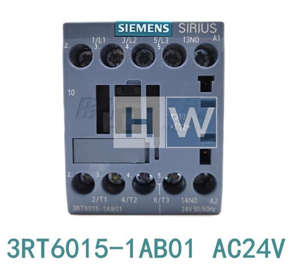 1Pc  SIE-MENS 3RT60 Contactor 3RT6015-1AB01 AC24V 7A 1NO