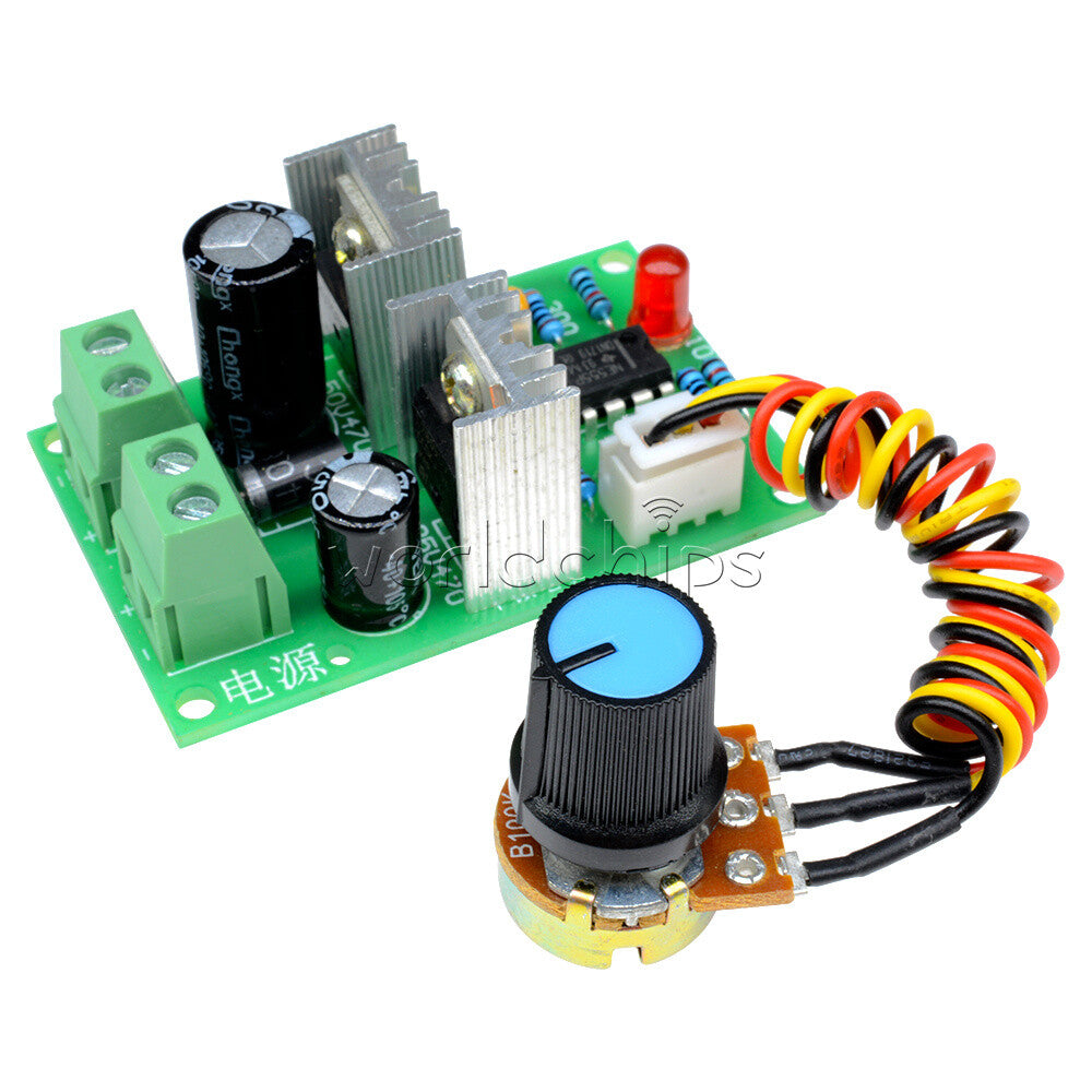 5x 3A 12V~36V 500KHz Pulse Width PWM DC Motor Speed Regulator Controller Switch