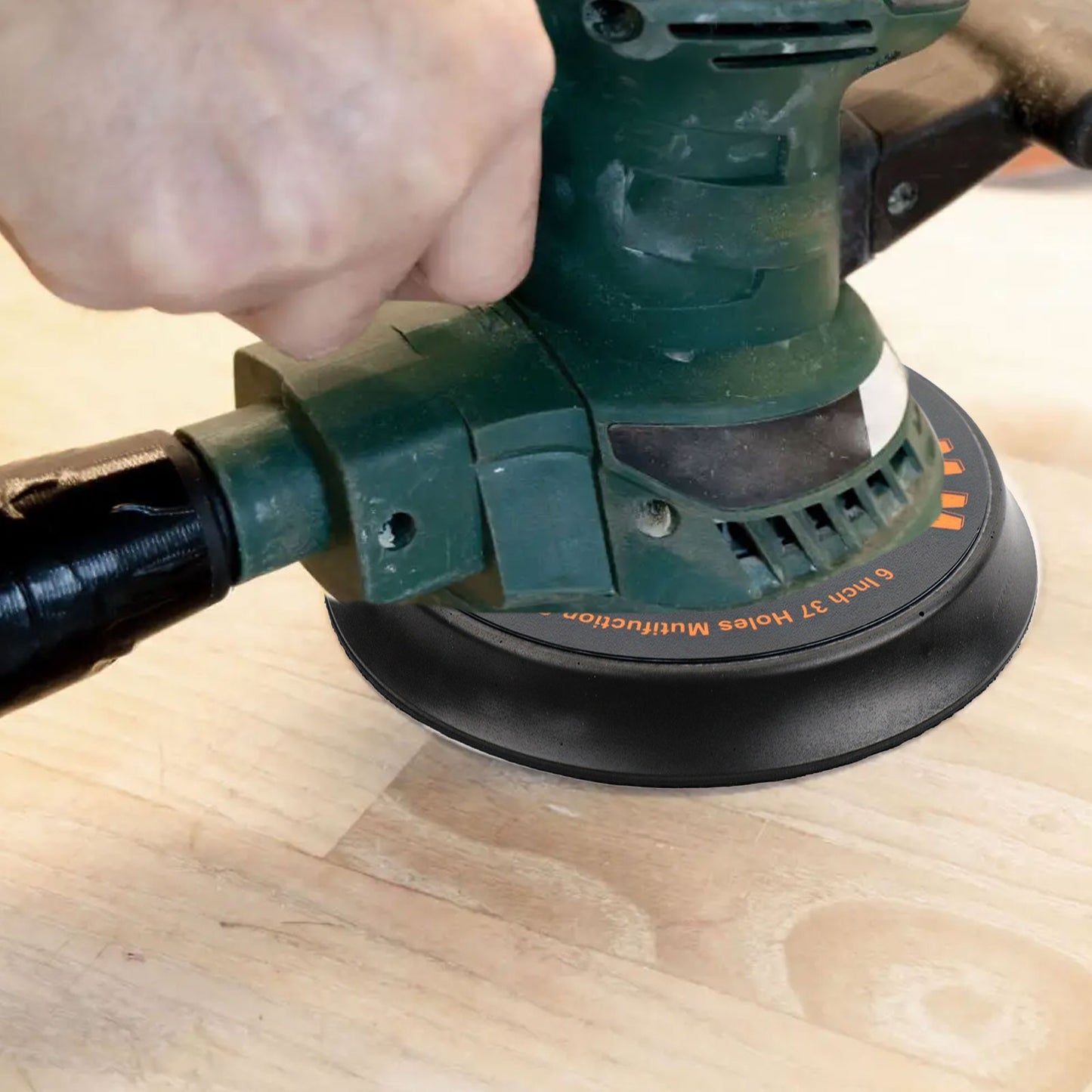 150mm Sanding Disc Backing Pad with 37 Holes for Various Finishing Applications