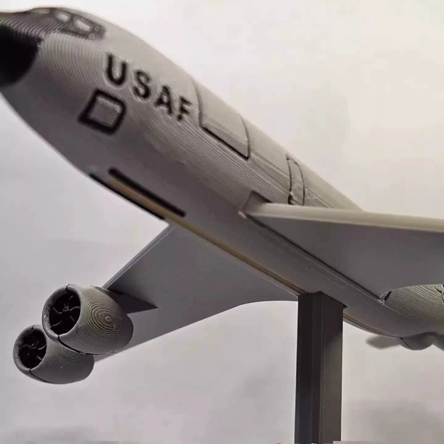 3D Print KC-135R Stratotanker Aerial Tanker Sprue Assembly Hobby Model