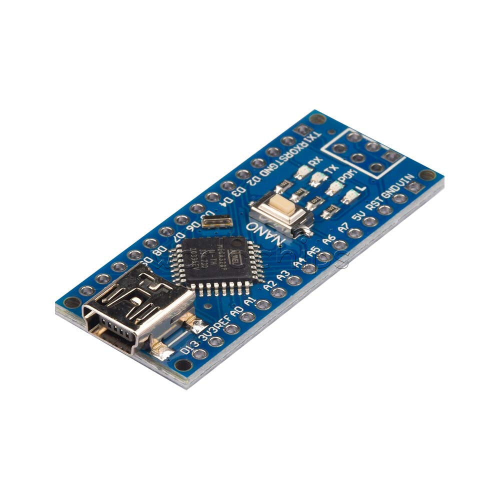10PCS Nano V3.0 Mini USB ATmega328P-AU DC 5V 16MHz CH340G Driver For Arduino