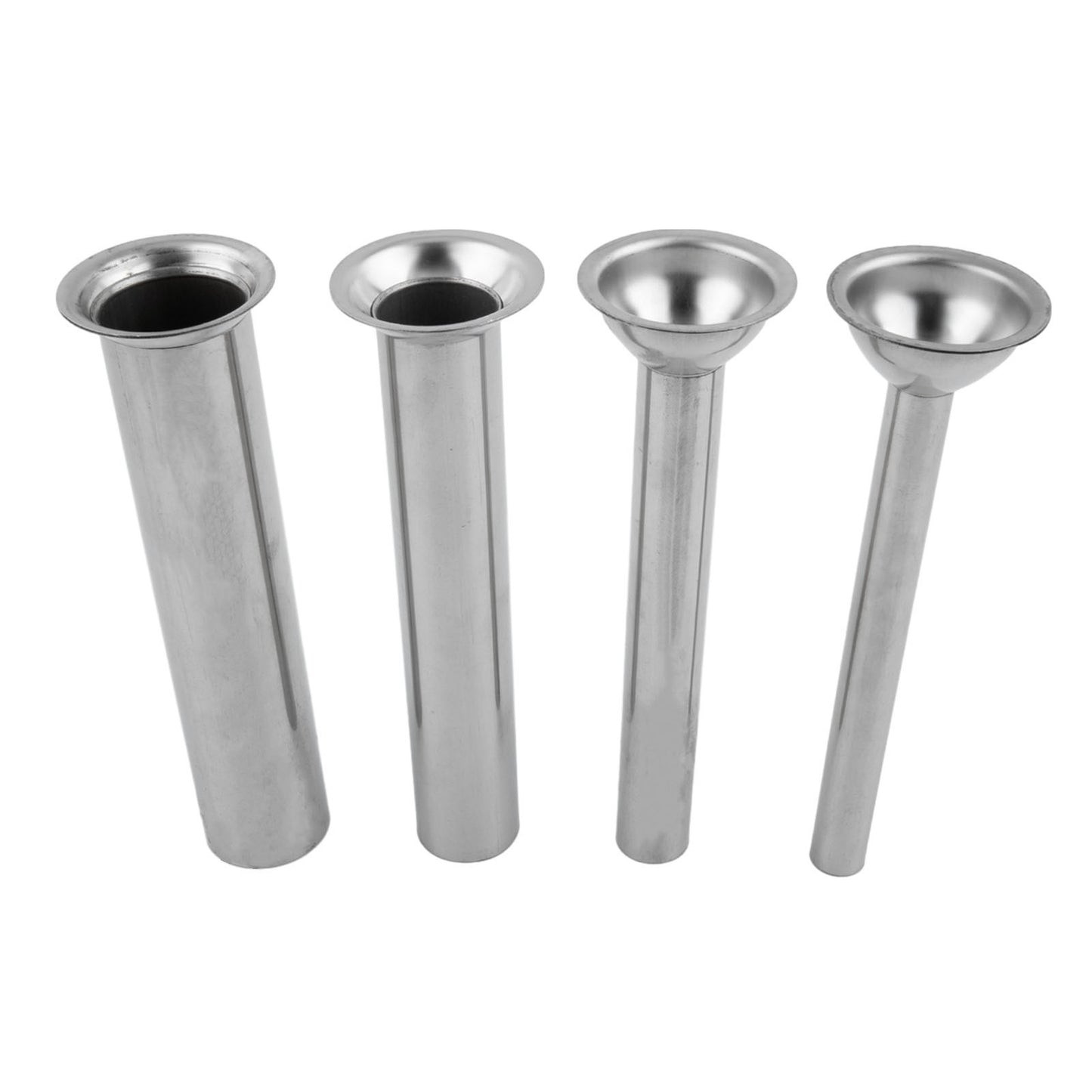 Stuffing Tubes Filling Tubes Funnels Nozzles Silver 38mm 165mm/6.5inch