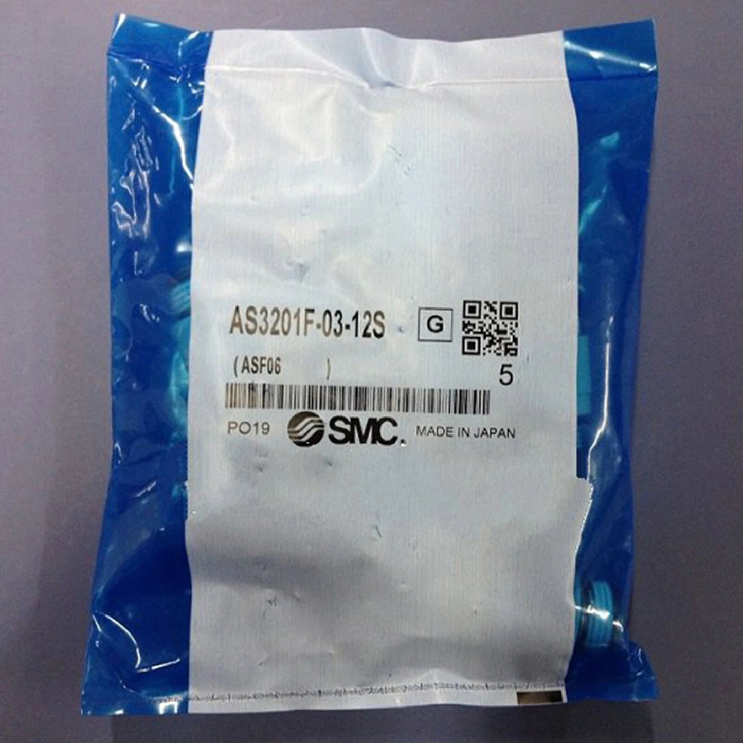 5pc  SMC AS3201F-03-12S Speed control connector Quality assurance #P
