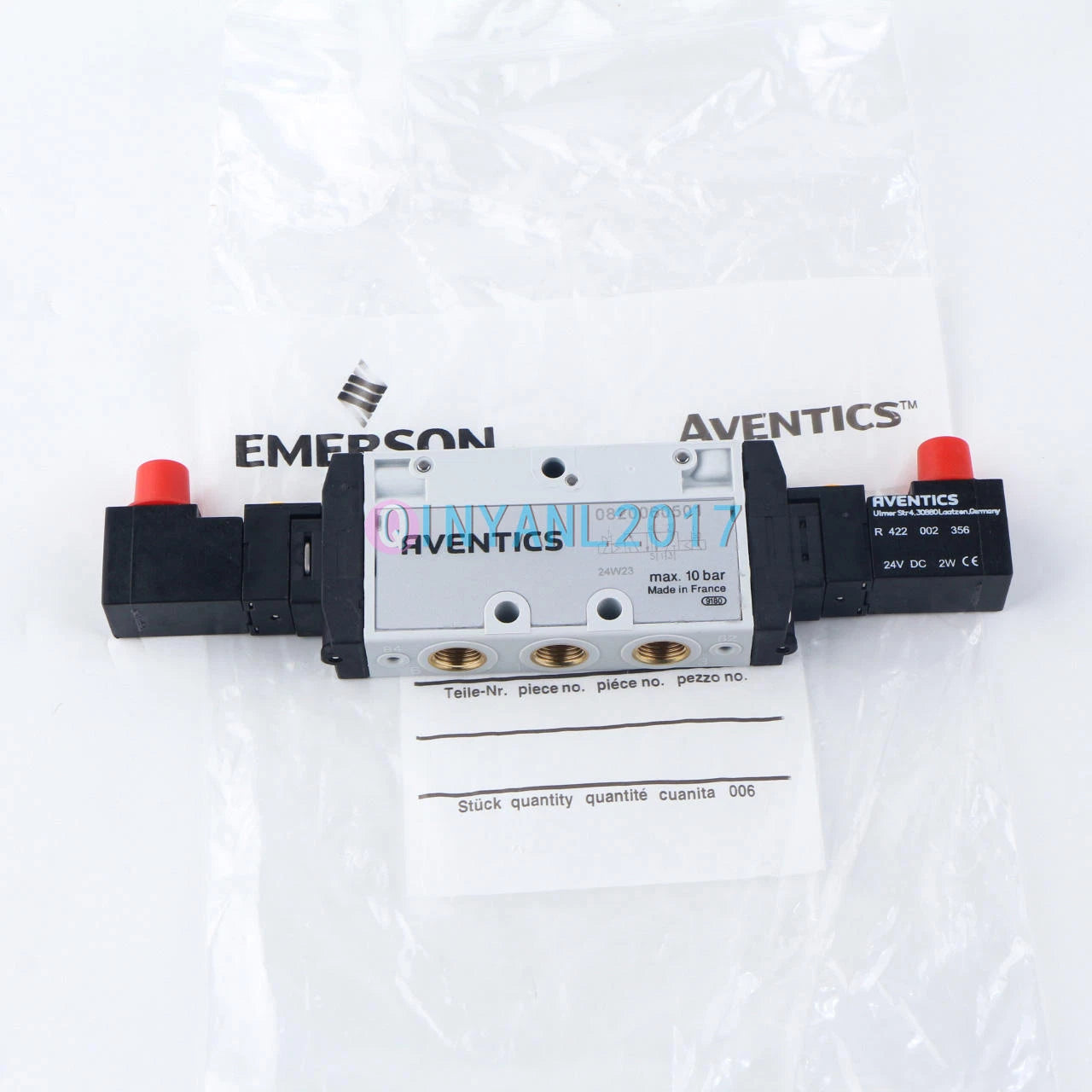 1X  AVENTICS 0820060501 solenoid valve #P