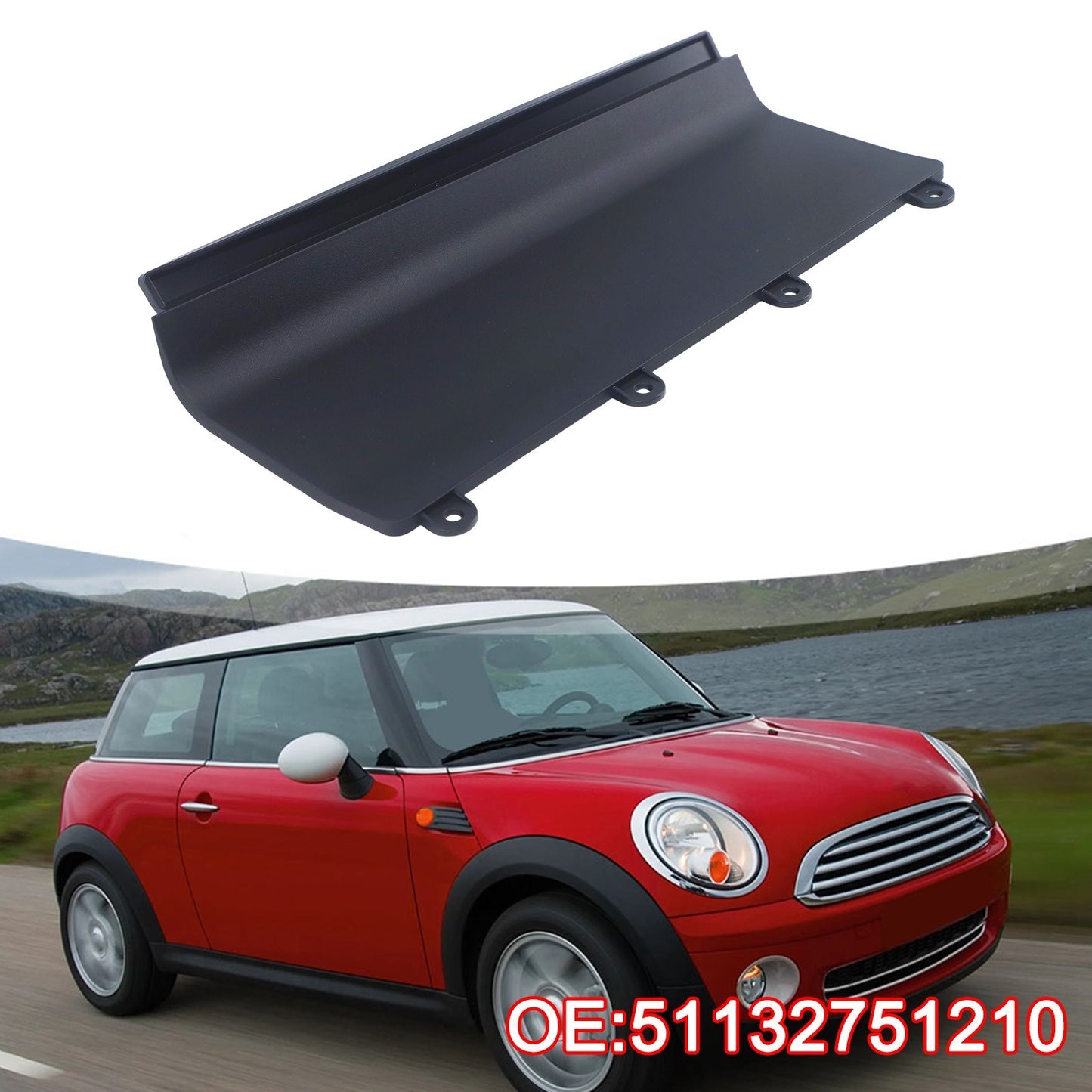 Upgrade Windshield Wiper Cowl Cover Panel Battery Cap 51132751210 for Mini 07-15