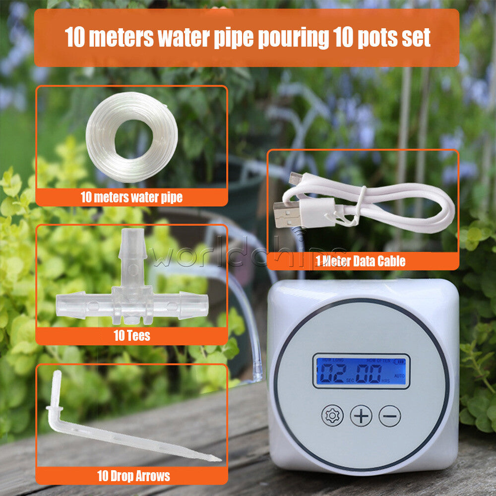 800ml/m Garden Plant Lazy Self Watering Timing Irrigation Potted Watering Device