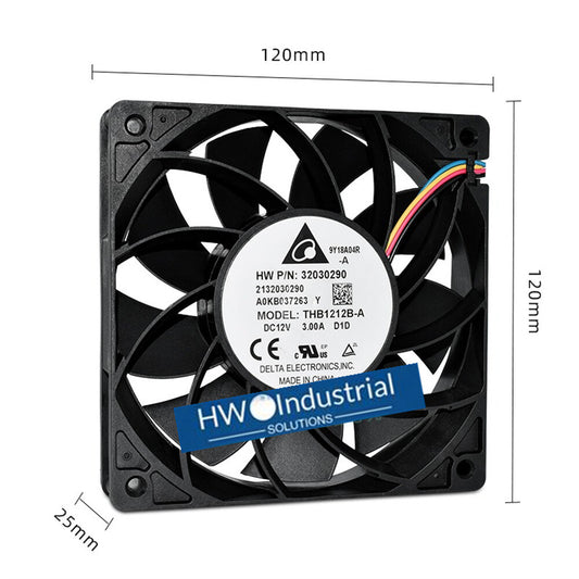 1/piece THB1212B-A Delta 12025 12V 3.00A 12CM 4-wire PWM Chassis Server Fan