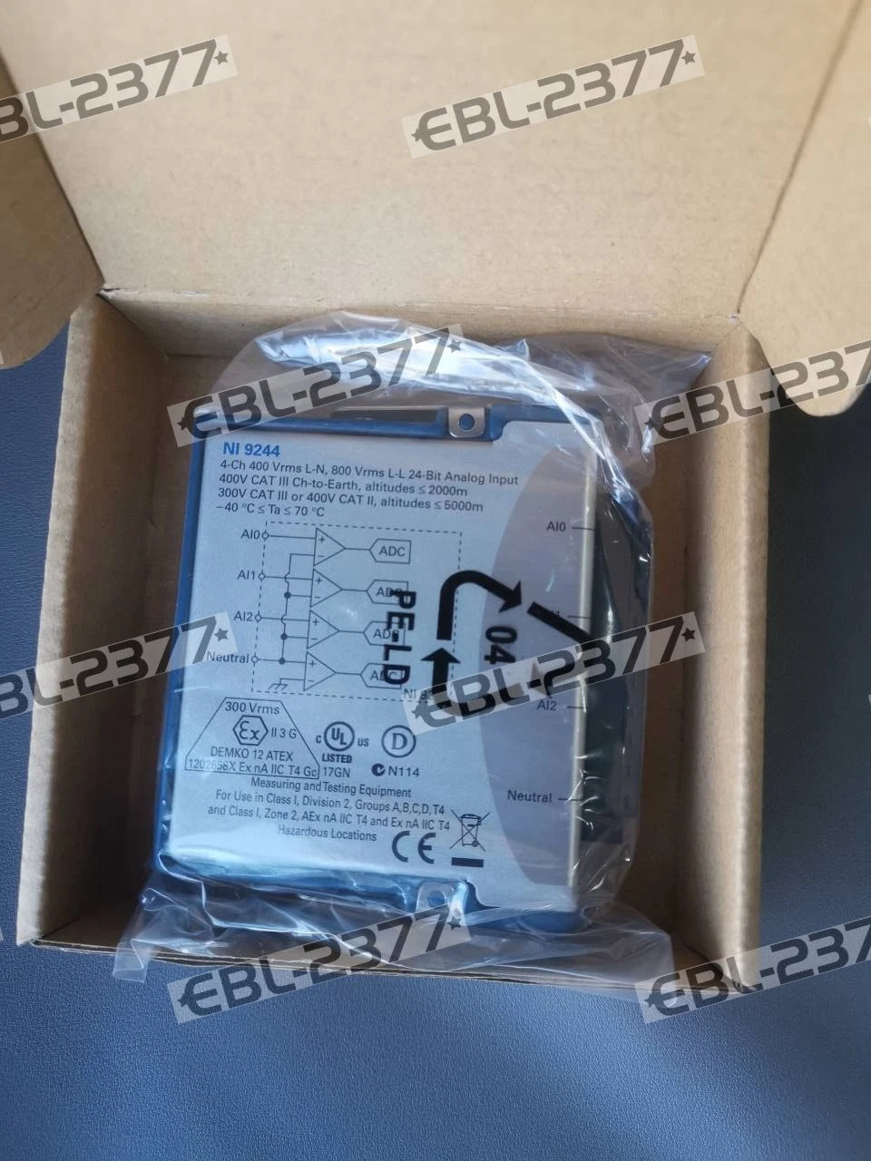 National Instruments NI 9244 cDAQ Analog Input Module, 3-Phase Voltage Input