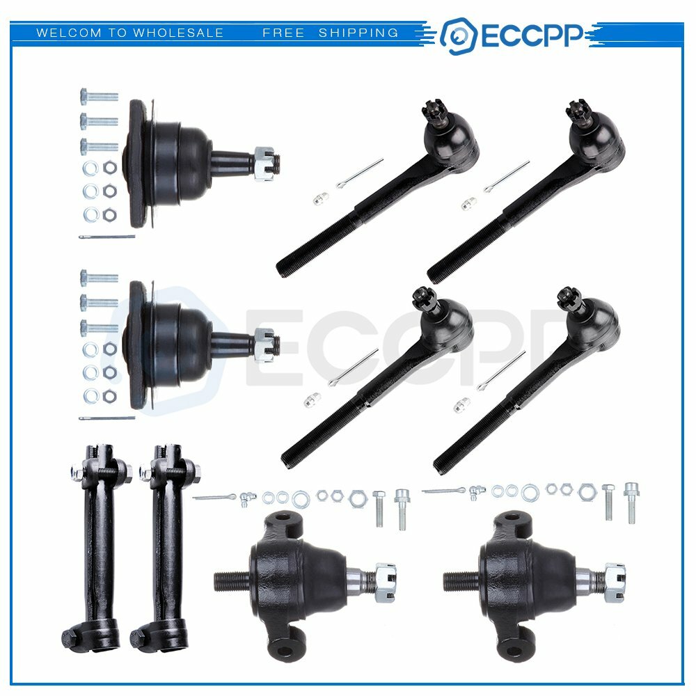 Fits Chevy Biscayne Caprice Impala 10set Front Ball Joints Tie Rods Suspension