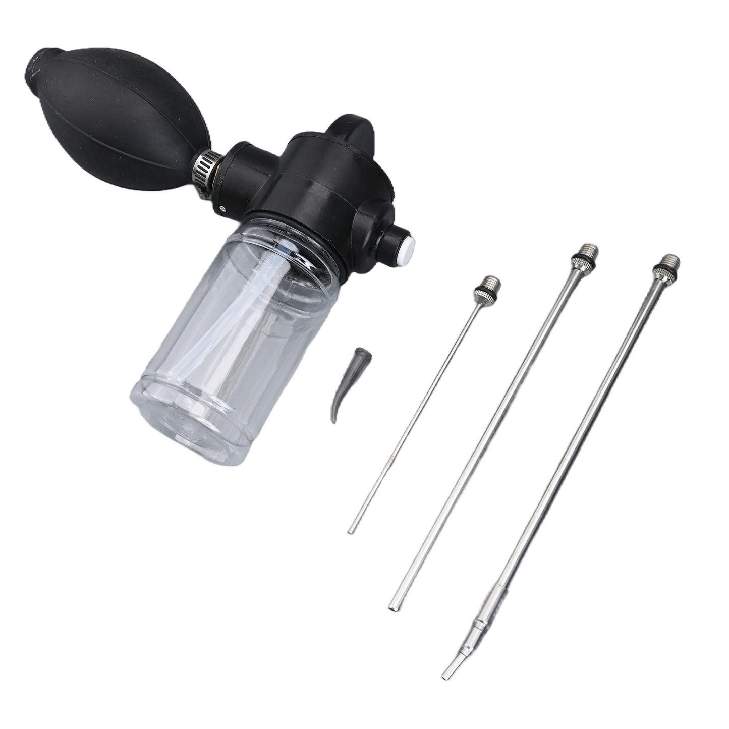 User Friendly Flies Control Bulb Duster with 3 Interchangeable Nozzles