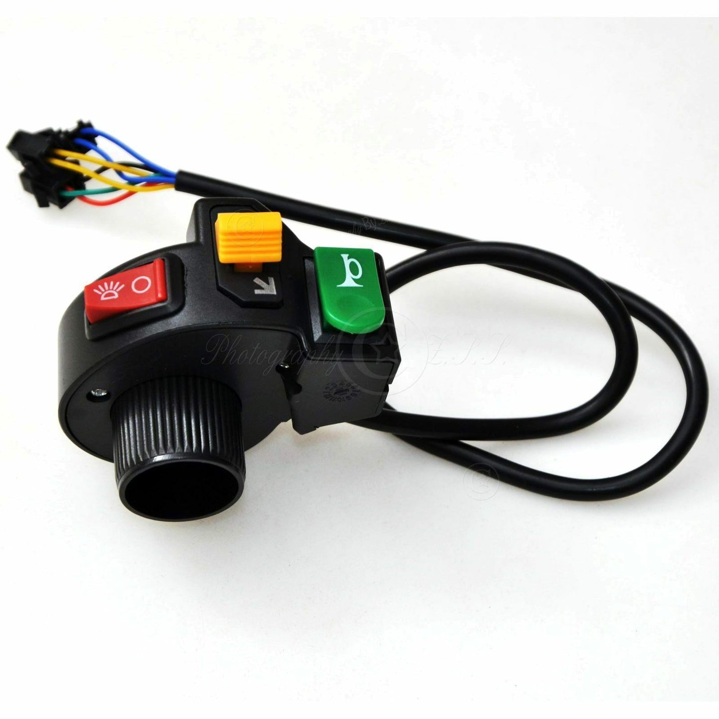 3in1 7/8" Φ22mm Handlebar Headlight/Turn Light/Horn Switch -Motor e-Bike Repair