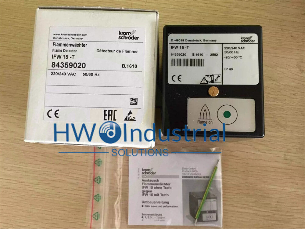 1/piece  Krom IFW15-T IFW 15-T 220/240V Flame Detection Controller
