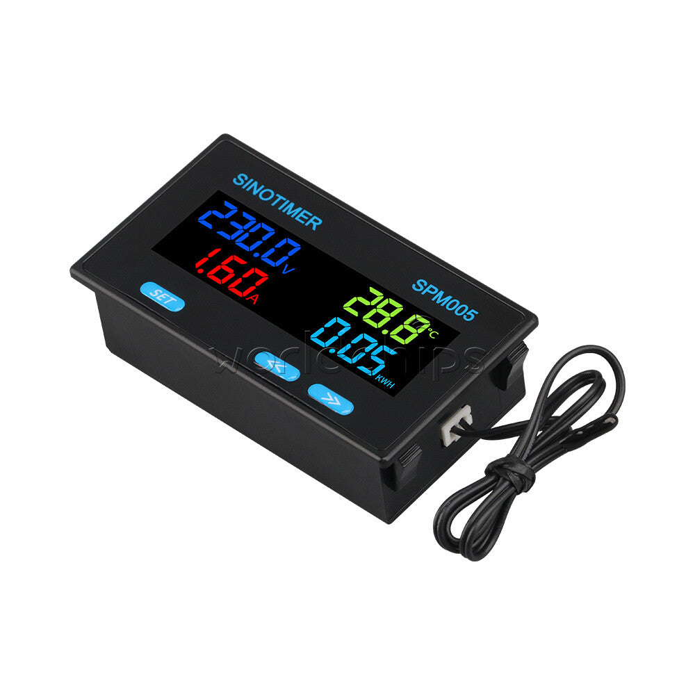 AC60-300V 20/100/200A Multifunction AC Single Phase Electric Voltmeter Ammeter