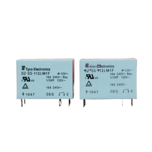 10PC  Miniature Power Relay Replacement For TE OZ-SS-112LM1F 16A 12VDC 6-Pins