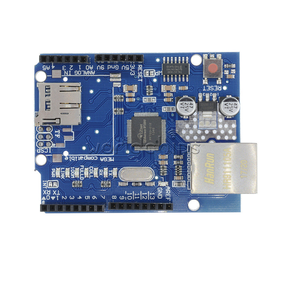 Ethernet Shield W5100 Network Expansion Board For Arduino UNO R3 Mega 2560