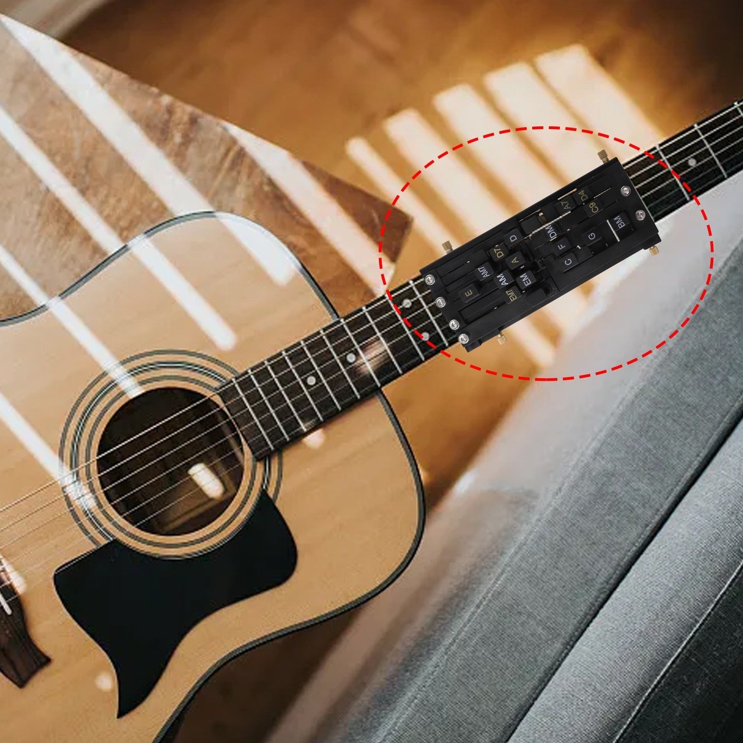 Guitar Practice Accessory Designed to Simplify Learning Process Portable