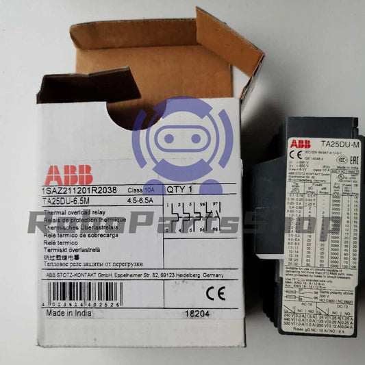 Abb thermal relay TA25DU-6.5M TA25DU6.5M 4.5-6.5A 1pcs