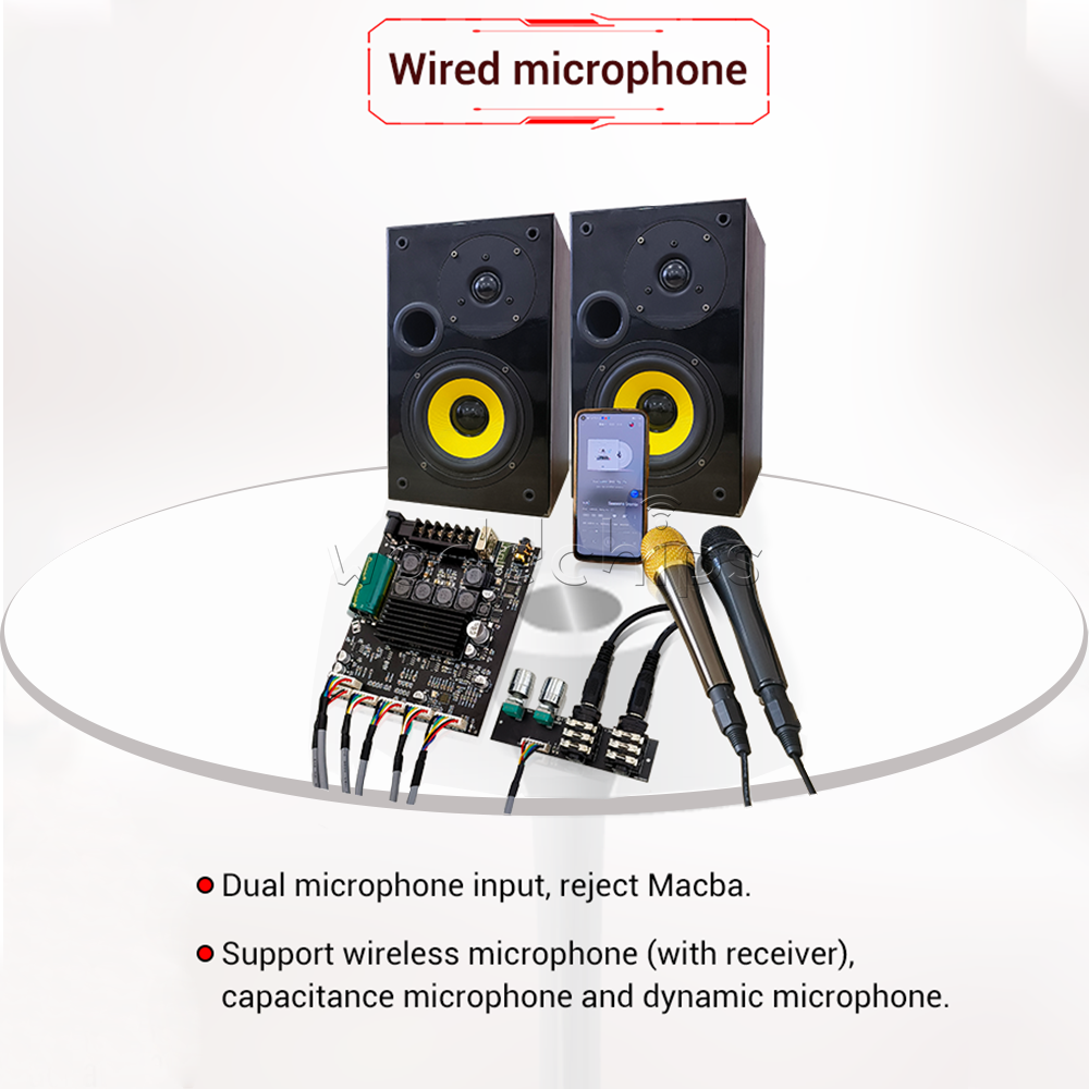 ZK-AM100F 2.1 Channel Bluetooth Power Amplifier Board 50WX2+100W Power TPA3116D2