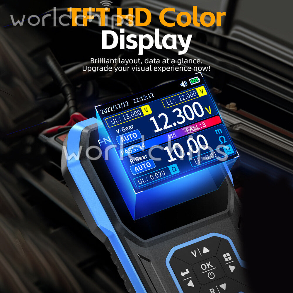 FNIRSI HRM-10 Internal Resistance Detector AC Lead Acid Li-ion Battery Tester